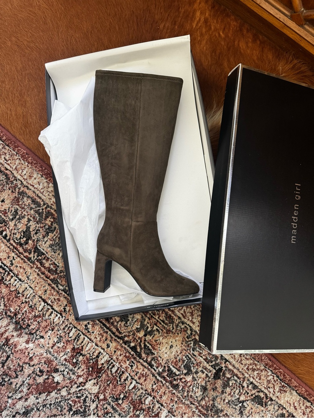 NWT Madden Girl Tall Suede Boots